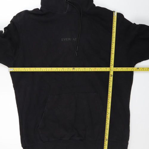 Everlast Mens Black Pullover Hoodie Medium Sports Fleece