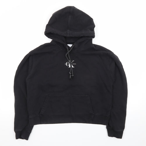 Calvin Klein Jeans Women's Black Pullover Hoodie Size M