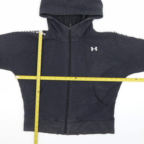 Under Armour Women's Black Medium Full Zip Hoodie Threadborne