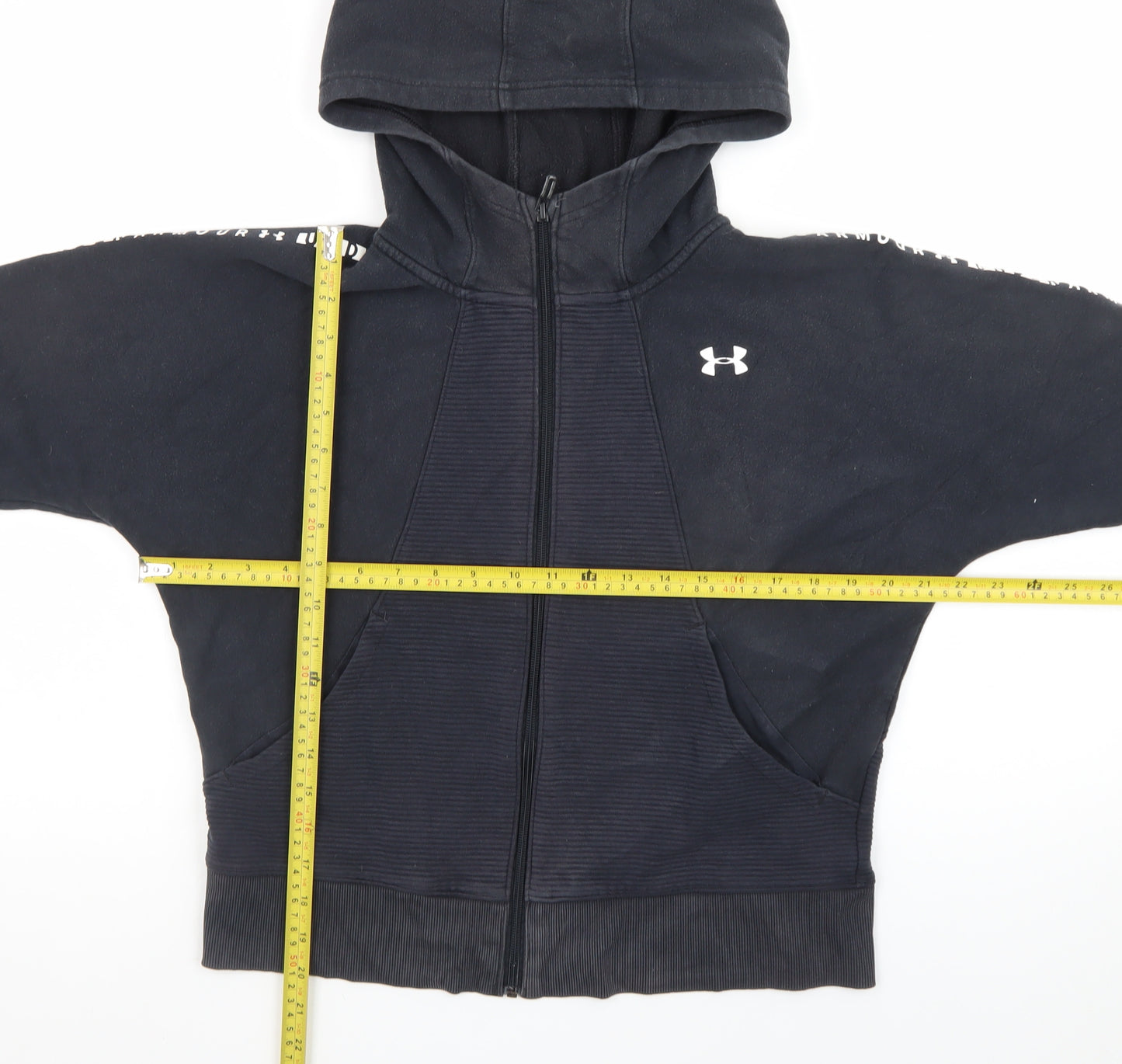 Under Armour Women's Black Medium Full Zip Hoodie Threadborne