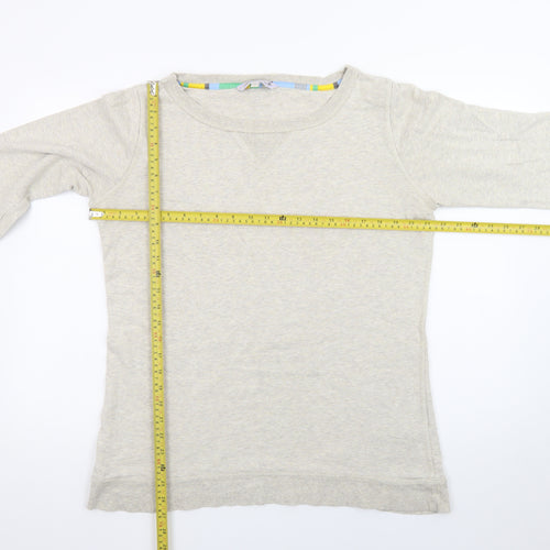 Rule The Water Women’s Beige Cotton Pullover Jumper Size 16