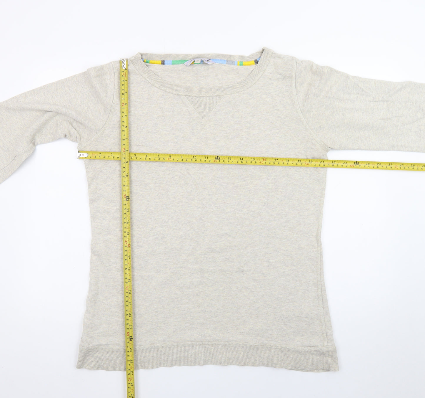 Rule The Water Women’s Beige Cotton Pullover Jumper Size 16