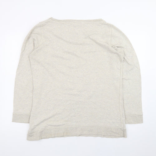 Rule The Water Women’s Beige Cotton Pullover Jumper Size 16