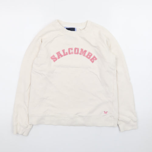 Crew Clothing Company Women Beige Salcombe Pullover Sweatshirt Size 10