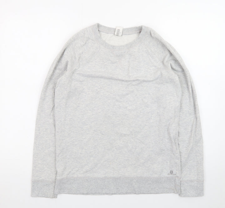 Decathlon Womens Grey Long Sleeve Pullover Sweatshirt L