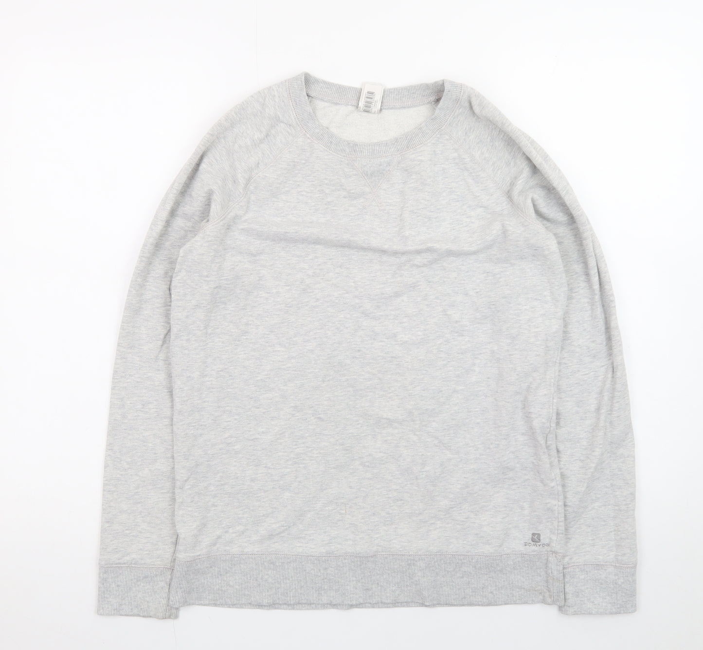 Decathlon Womens Grey Long Sleeve Pullover Sweatshirt L