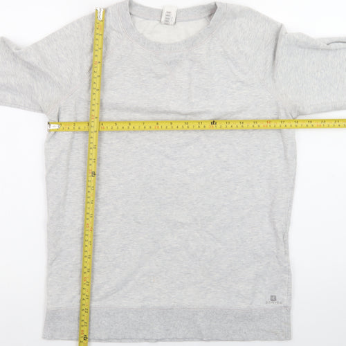 Decathlon Womens Grey Long Sleeve Pullover Sweatshirt L