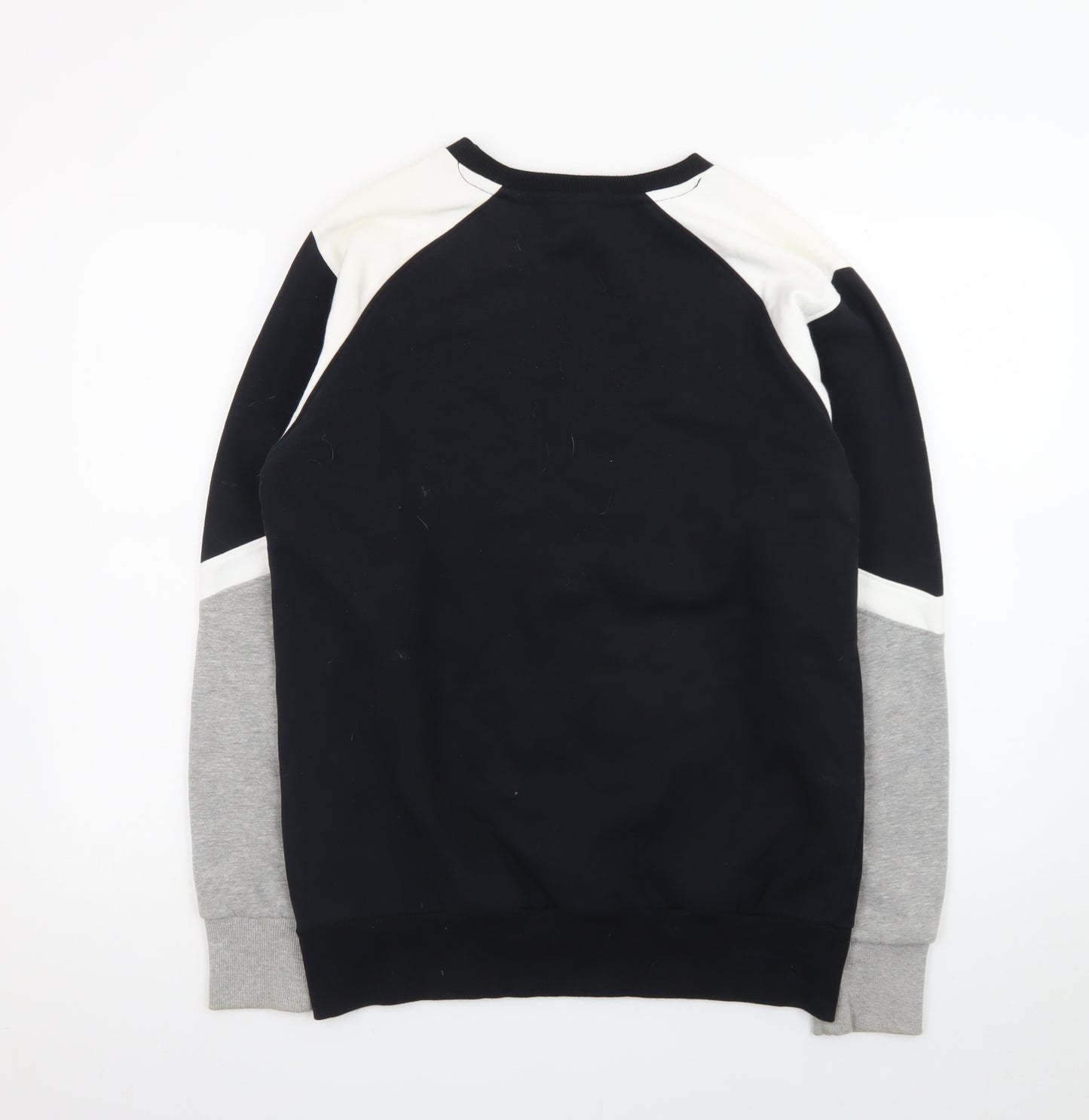 Ellesse Men's Black Colourblock Logo Sweatshirt Size M Pullover