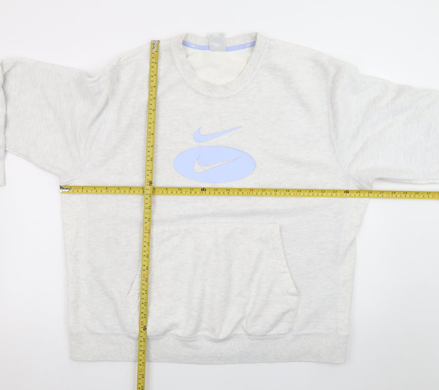 Nike Womens Grey XL Pullover Sweatshirt with Logo