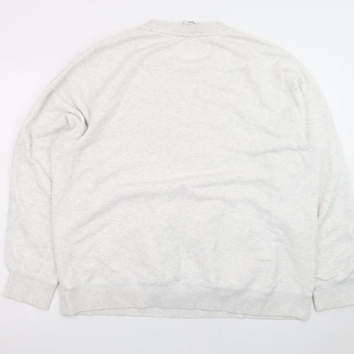 Nike Womens Grey XL Pullover Sweatshirt with Logo