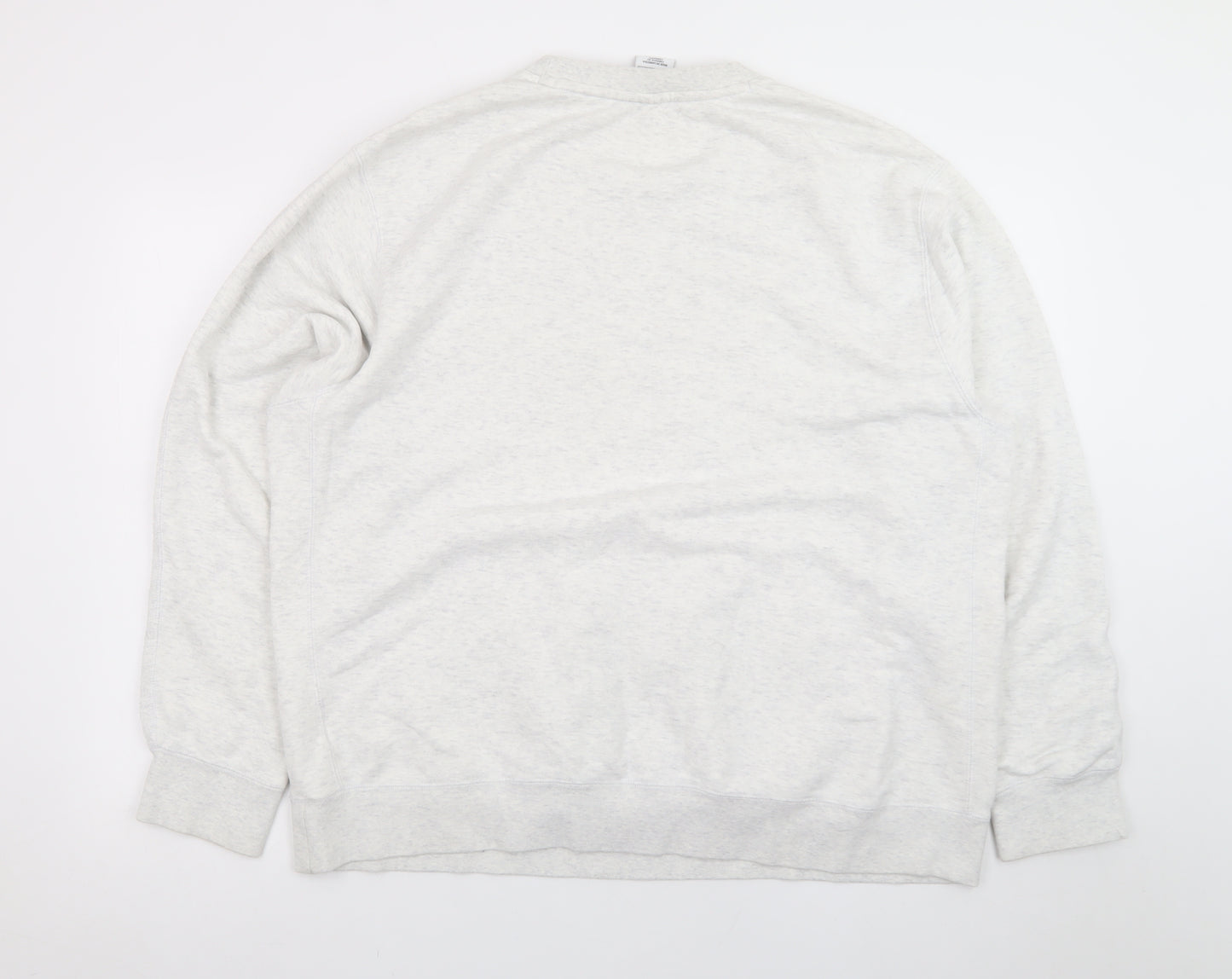 Nike Womens Grey XL Pullover Sweatshirt with Logo