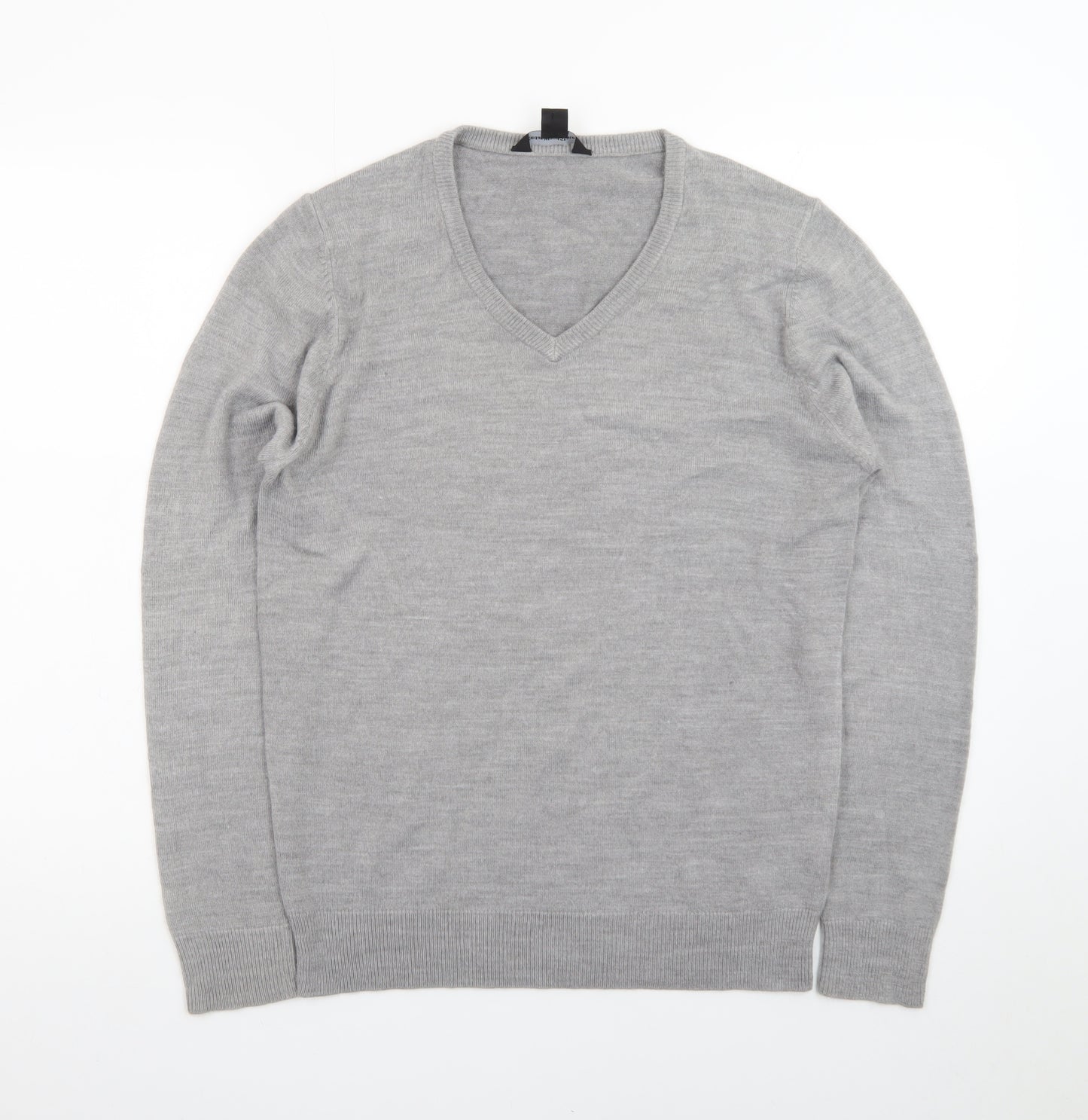 Cedar Wood State Men's Grey V-Neck Pullover Sweatshirt Size S
