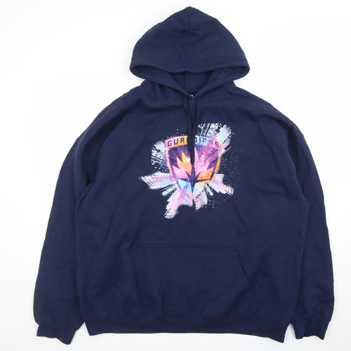 Marvel Men's Blue 2XL Pullover Hoodie Guardians of the Galaxy Graphic