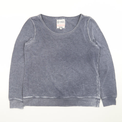 Fat Face Womens Blue Size 16 Pullover Sweatshirt Casual Cotton