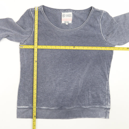 Fat Face Womens Blue Size 16 Pullover Sweatshirt Casual Cotton
