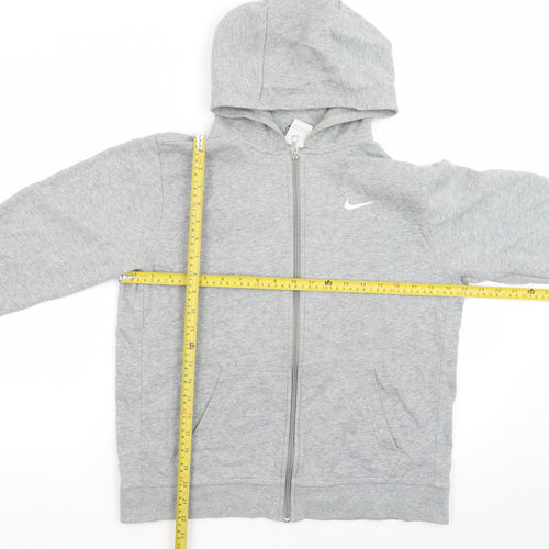 Nike Teens Grey Full Zip Hoodie XL Regular Fit