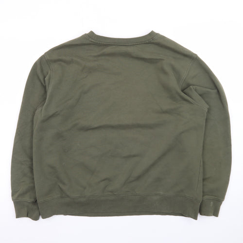 Marks and Spencer Women Green Sequin Star Sweatshirt Size 12