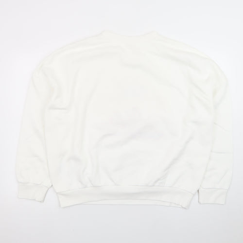 Disney Stitch Aloha White Sweatshirt Women's M 12-14 George