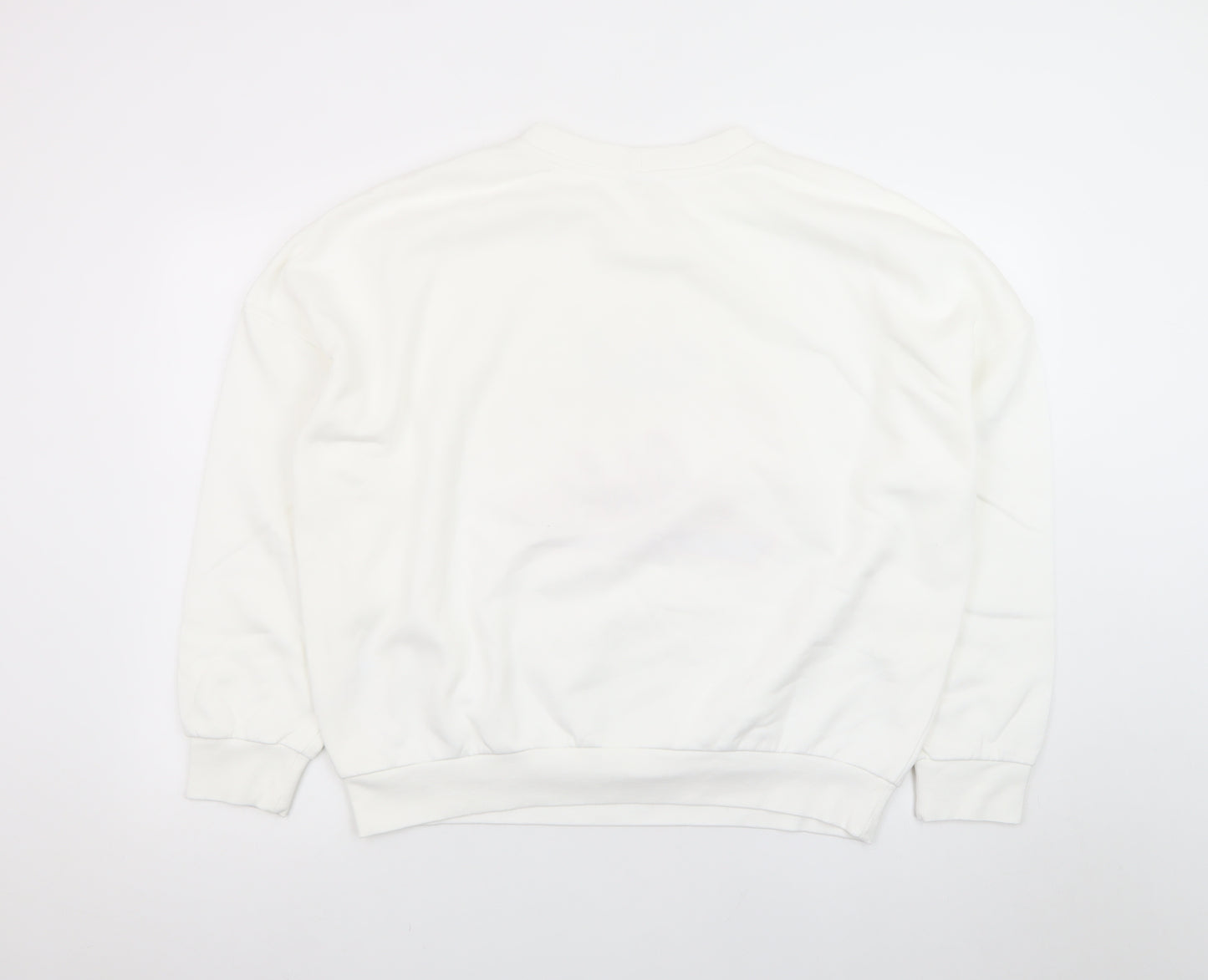 Disney Stitch Aloha White Sweatshirt Women's M 12-14 George