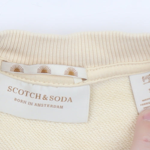 Scotch & Soda Women's Beige Land of Dreams Pullover Sweatshirt Size S
