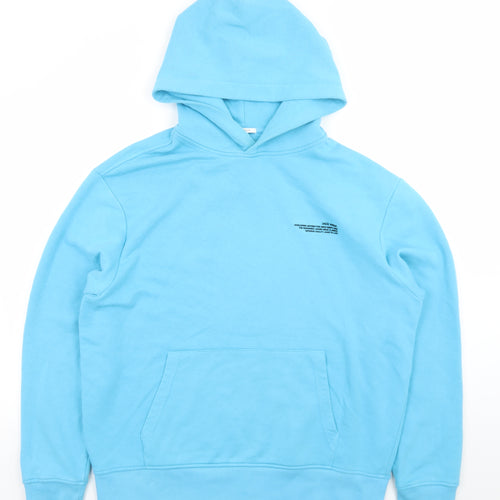Jack Wills Men’s Blue Oversized Pullover Hoodie Size L