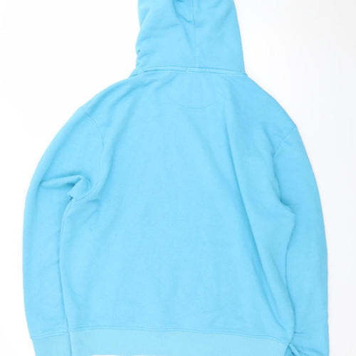 Jack Wills Men’s Blue Oversized Pullover Hoodie Size L