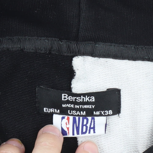 Bershka Men’s Multicolour NBA Graphic Pullover Hoodie Size M
