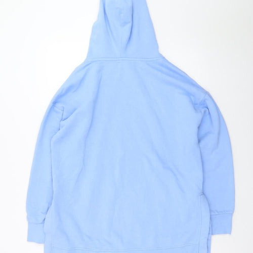 Next Women’s Blue Pullover Hoodie M Cotton Blend Casual Sweatshirt