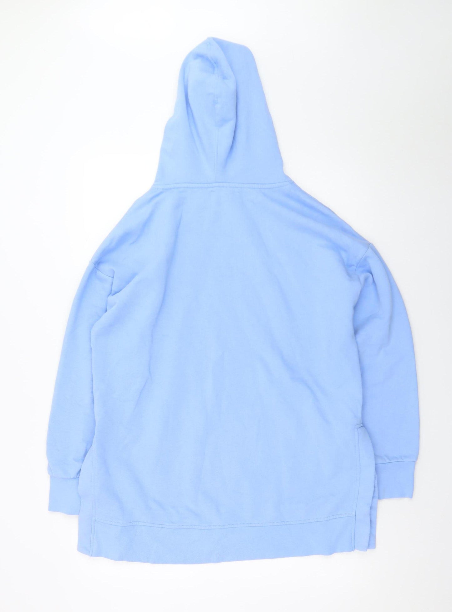 Next Women’s Blue Pullover Hoodie M Cotton Blend Casual Sweatshirt