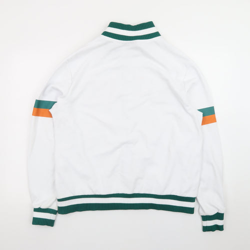 Stranger Things Hawkins Men's White Varsity Jacket Size M