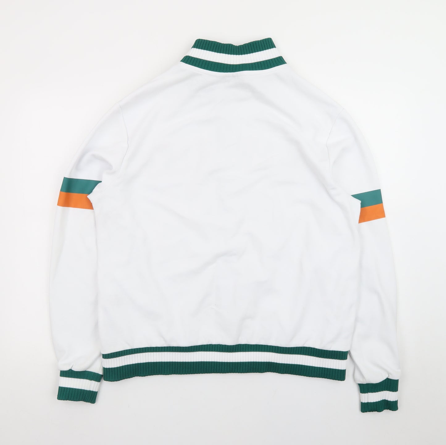 Stranger Things Hawkins Men's White Varsity Jacket Size M