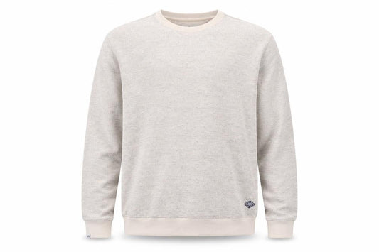 Front view of Union Works Men Beige 2XL Pullover Sweatshirt Classic Knit