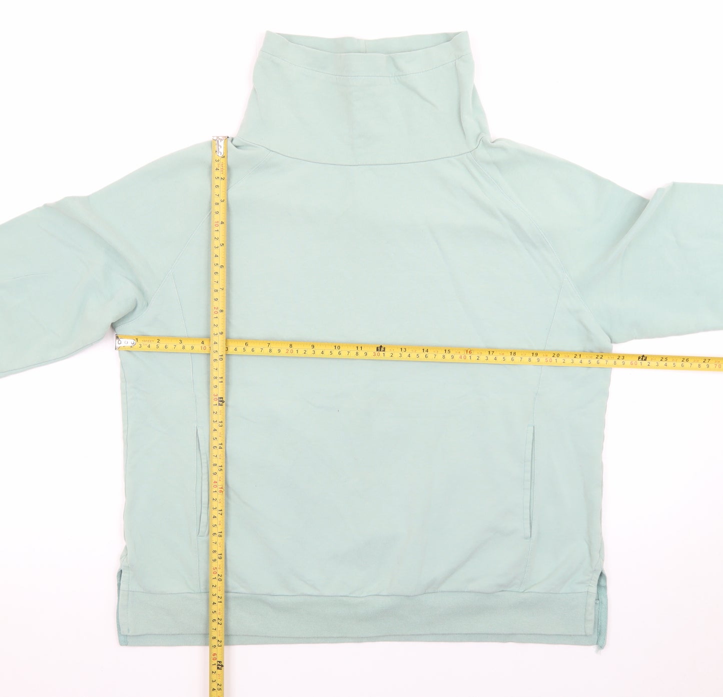 Bella di Notte Women’s Green Pullover Sweatshirt Size 18 Funnel Neck