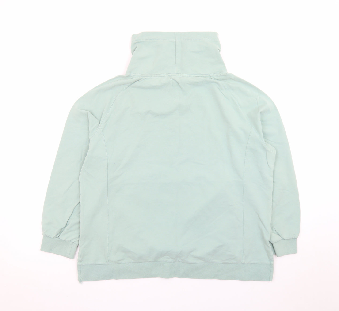 Bella di Notte Women’s Green Pullover Sweatshirt Size 18 Funnel Neck