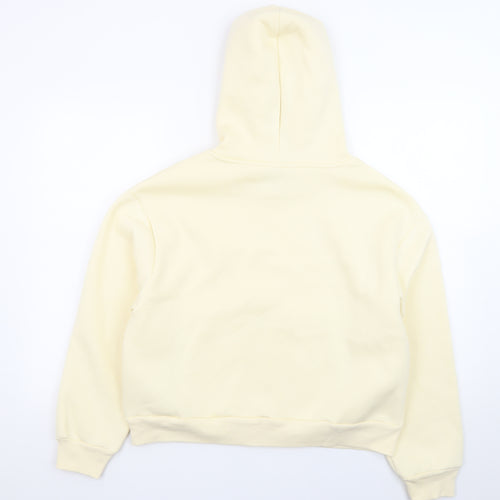ASOS DESIGN Women Beige Hooded Pullover Sweatshirt Size M UK 12-14