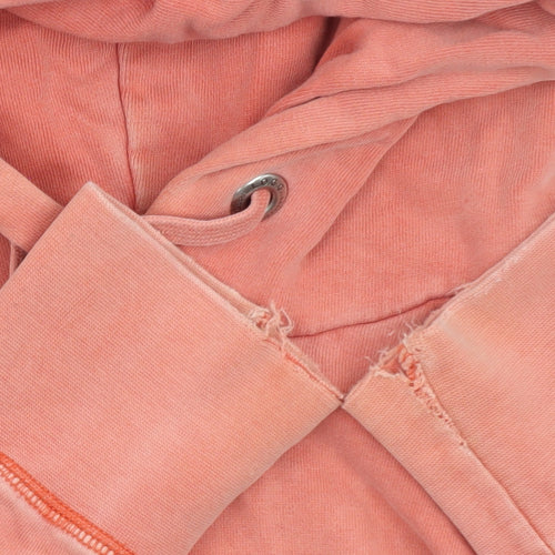 H&M L.O.G.G Women’s Coral Pullover Hoodie Size M Casual Cotton