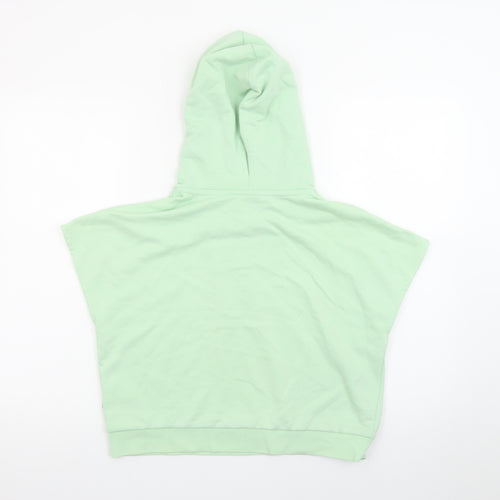 Puma Women Green Sleeveless Pullover Hoodie Size S