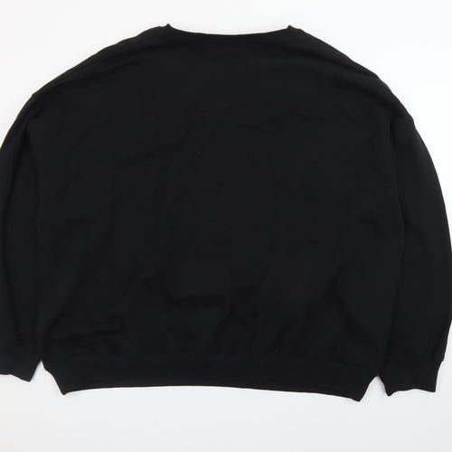 Simply Be Women’s Black Size 24 Pullover Sweatshirt