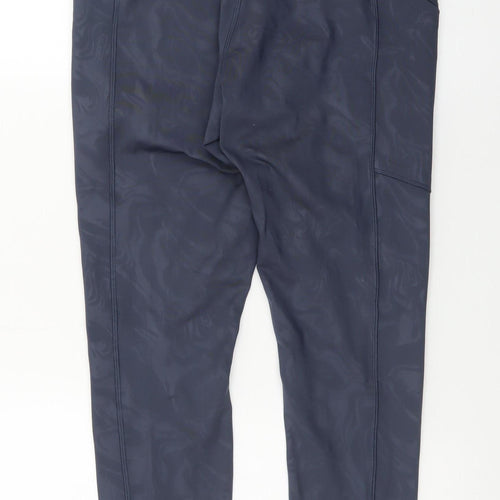 Marks and Spencer Goodmove Blue High Rise Ankle Sports Leggings Size 16