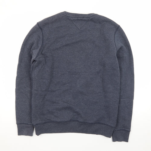 Tommy Jeans Men's Blue Regular Fit Crew Neck Sweatshirt M