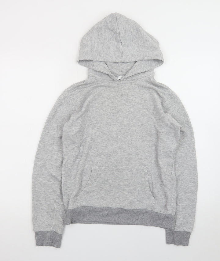 Cache Cache Womens Grey Pullover Hoodie Small Casual Lightweight