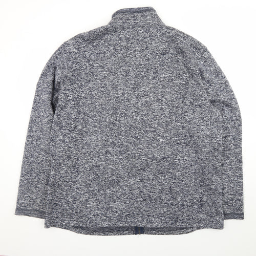 Guinness Men's Blue 2XL Full Zip Fleece Sweatshirt