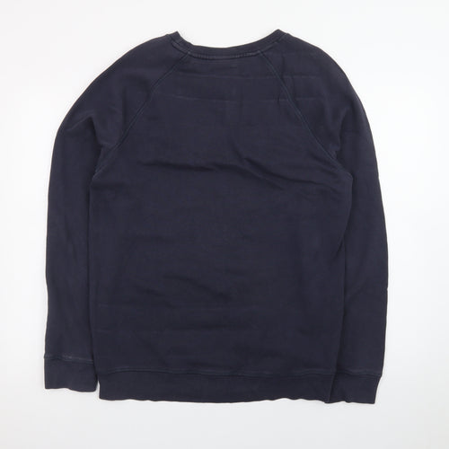 Hugo Boss Men's Blue Crew Neck Pullover Sweatshirt L