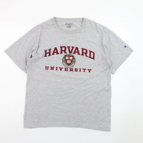 Champion Men’s Grey Harvard University Graphic T-Shirt Size M