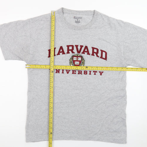 Champion Men’s Grey Harvard University Graphic T-Shirt Size M