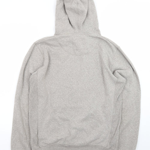 Weird Fish Mens Grey Pullover Hoodie Medium Hooded Sweatshirt
