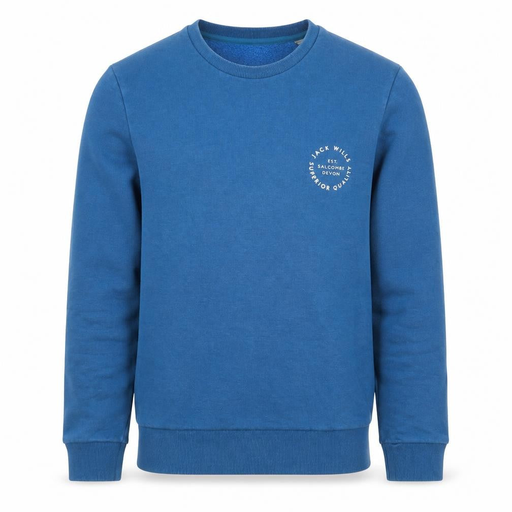 Jack Wills Men's Blue XS Pullover Sweatshirt Crew Neck Fleece