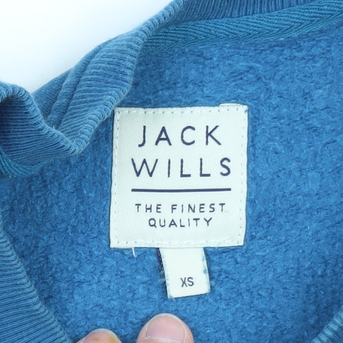 Jack Wills Men's Blue XS Pullover Sweatshirt Crew Neck Fleece