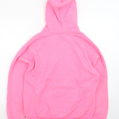 Cartoon Network Powerpuff Girls Pink Hoodie Womens Small Pullover Cotton Mix