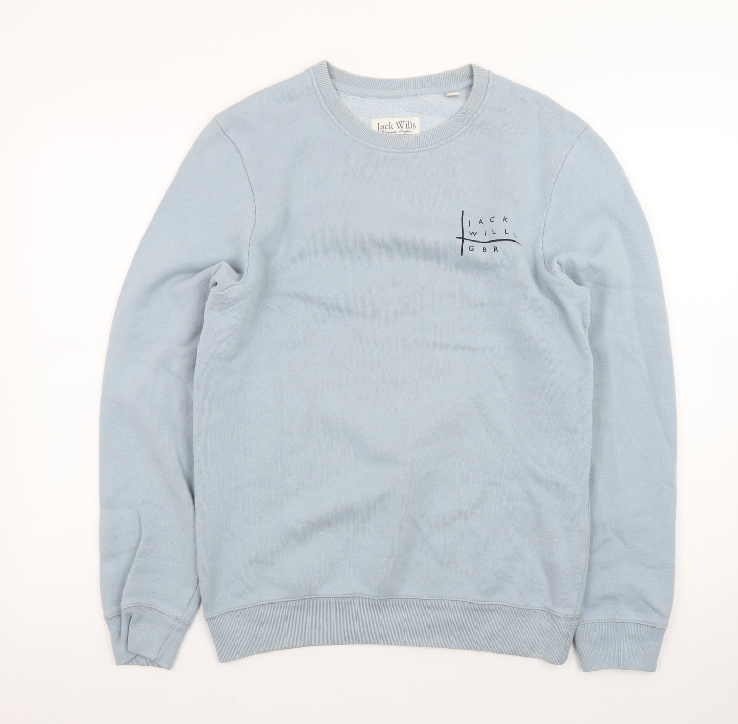 Jack Wills Women Blue XS Crew Neck Pullover Sweatshirt